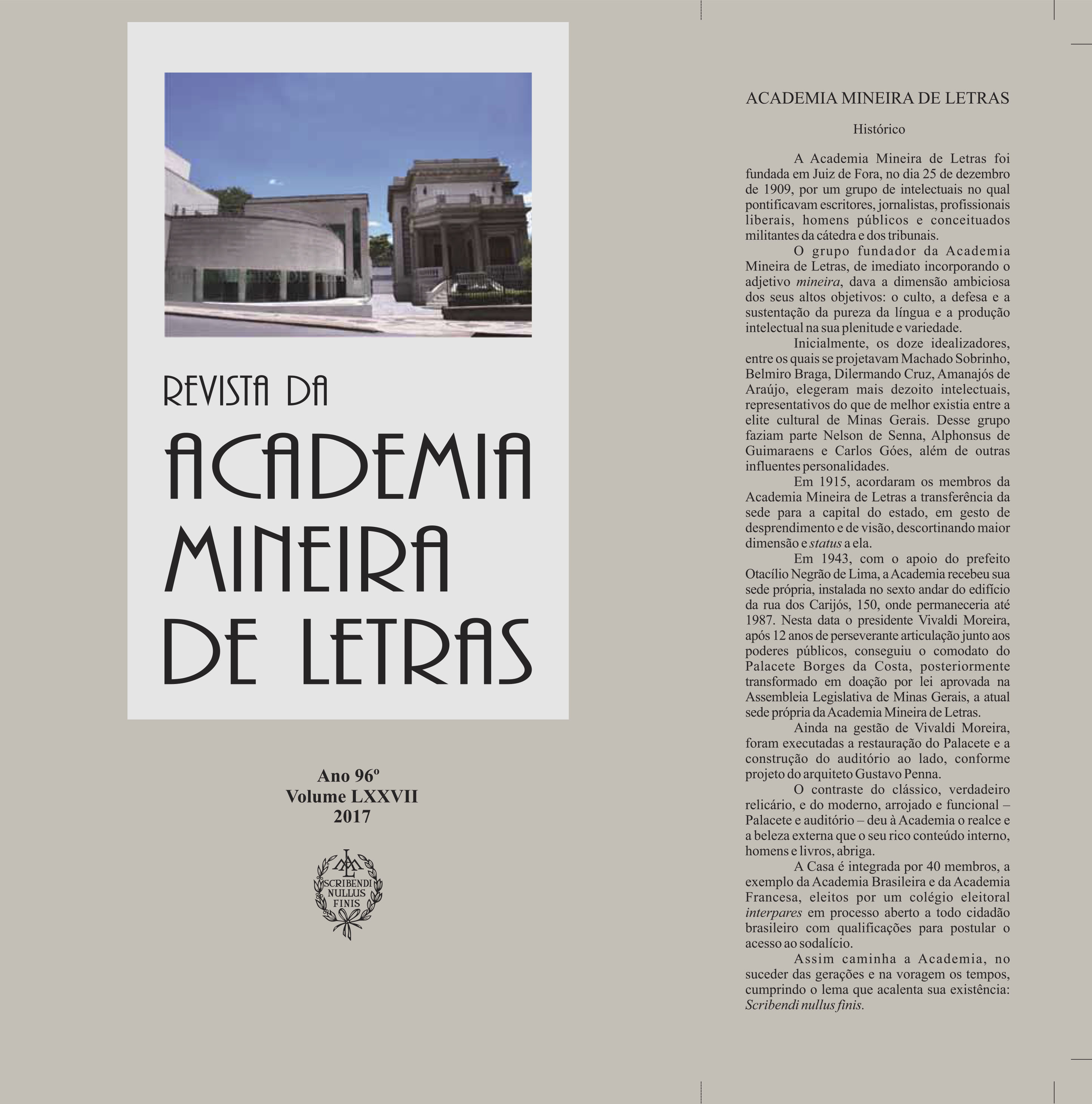 Revista da Academia Mineira de Letras